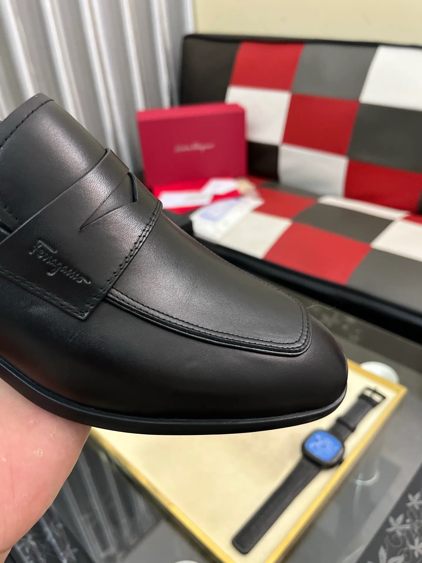 Men's shoes 💰600⌚️⌚️[Salvatore Ferragamo] Ferragamo business leather shoes, 1:1 top purchasing quality, imported selected original calfskin for the uppers, imported original soft water-dyed cowhide for the inner feet, imported original customized Italian handmade lightweight foam outsole, size: 39-44 5️⃣ options available